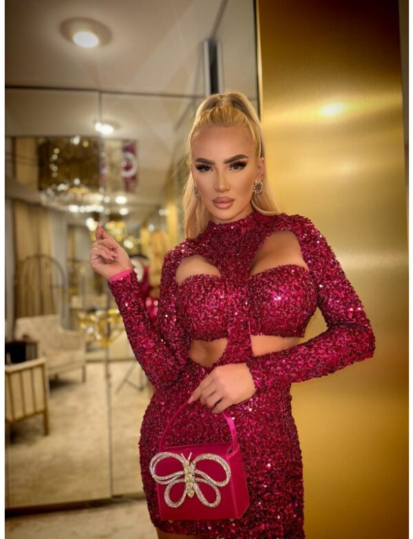 INEZ 4IN1 FUSHIA DRESS