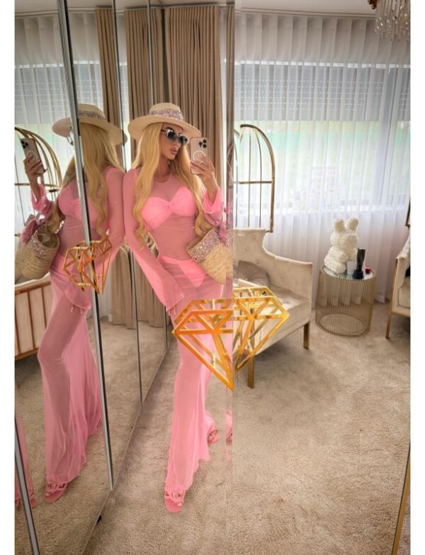 NAYOMI PINK MAXI DRESS