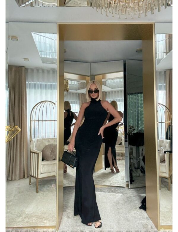 VIVID - BLACK MAXI DRESS