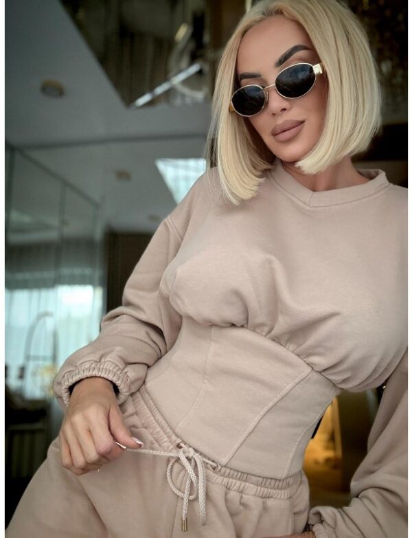 HAZEL HOODIE - CARAMEL SWEATSHIRT